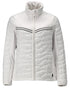 White Coloured Mascot Workwear Womens Customized Thermal Jacket on white background 