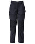 Dark Navy Coloured Mascot Workwear Womens Customized Trousers With Kneepad Pockets on white background 