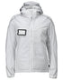 White Coloured Mascot Workwear Womens Customized Waterproof Winter Jacket on white background 