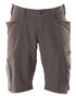 Dark Anthracite coloured Mascot Workwear Mens Accelerate Shorts on white background 