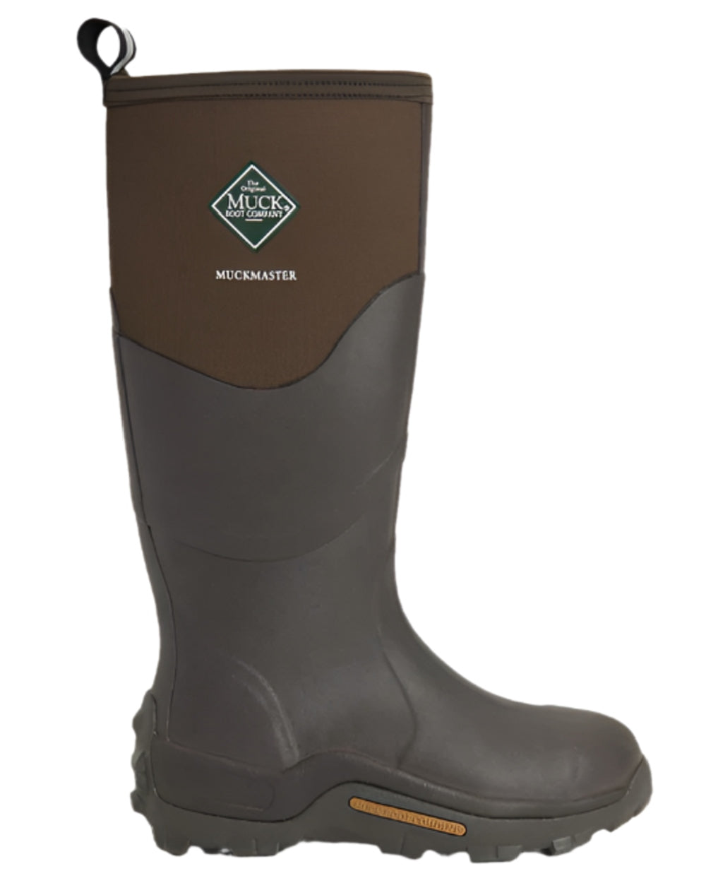 Bark Coloured Muck Boots Muckmaster Tall Boot on white background 
