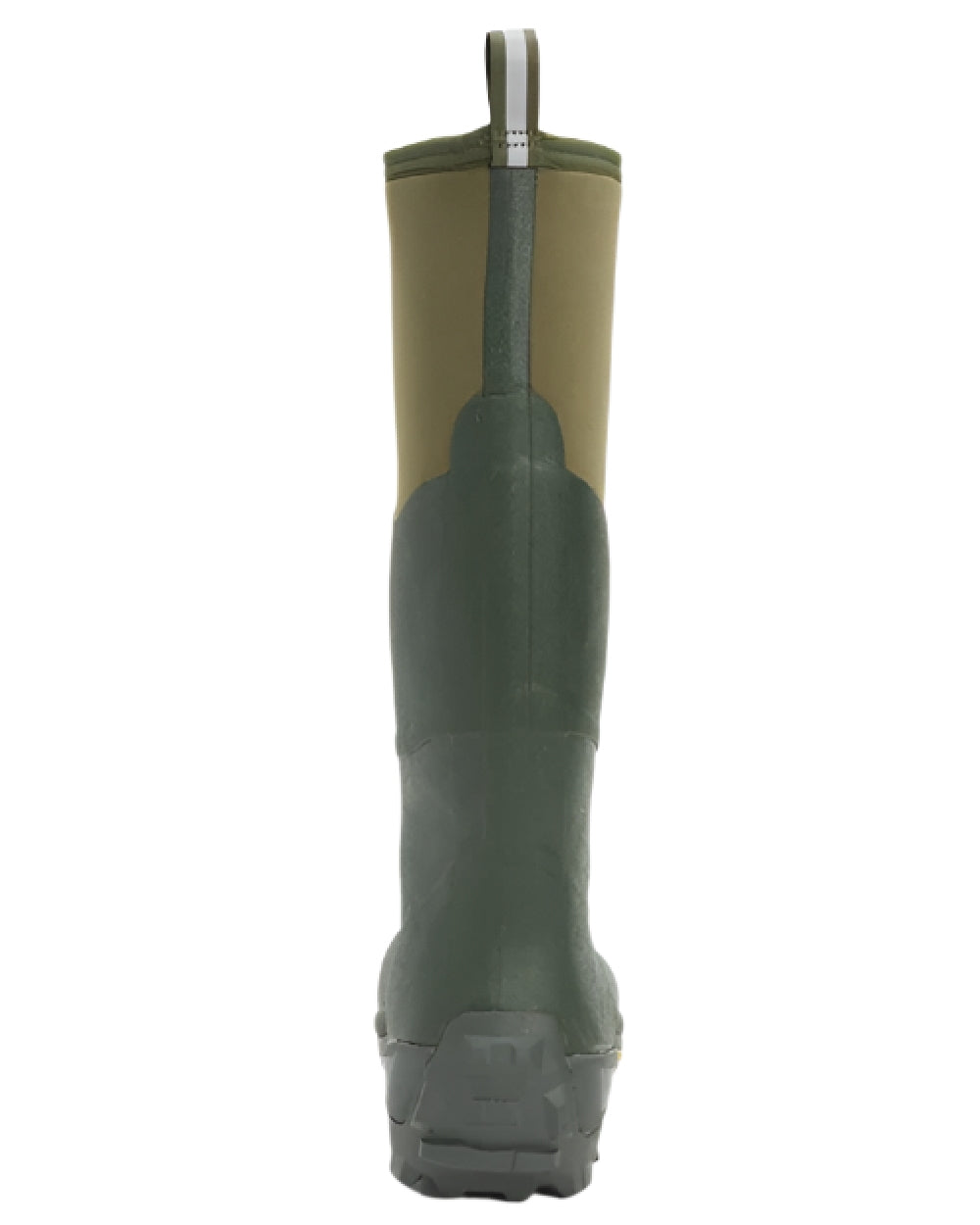 Moss Coloured Muck Boots Muckmaster Tall Boot on white background 