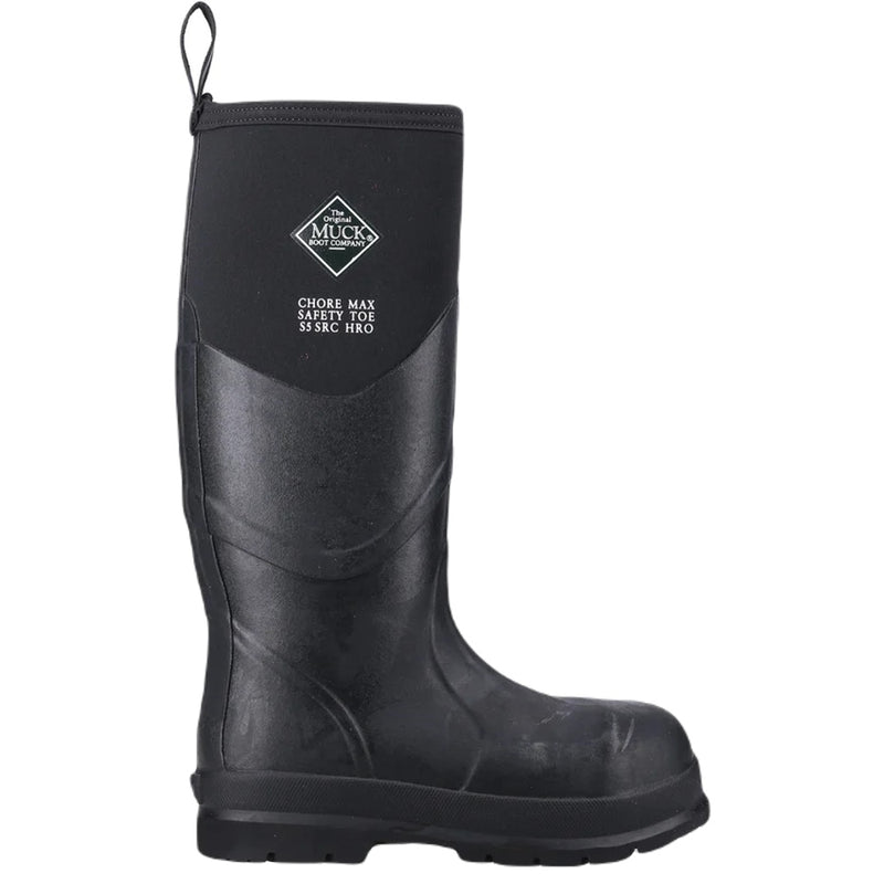 Muck Boots Chore Max Steel Toe S5 Tall Boots in Black