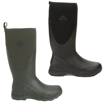 Muck Boots Arctic Outpost Tall Boots in Moss and Black