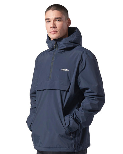 Musto Mens Snug Anorak in Navy 