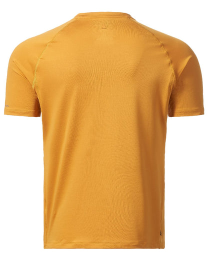 Inca Gold coloured Musto Mens Sunblock Short Sleeve T-Shirt on White background 