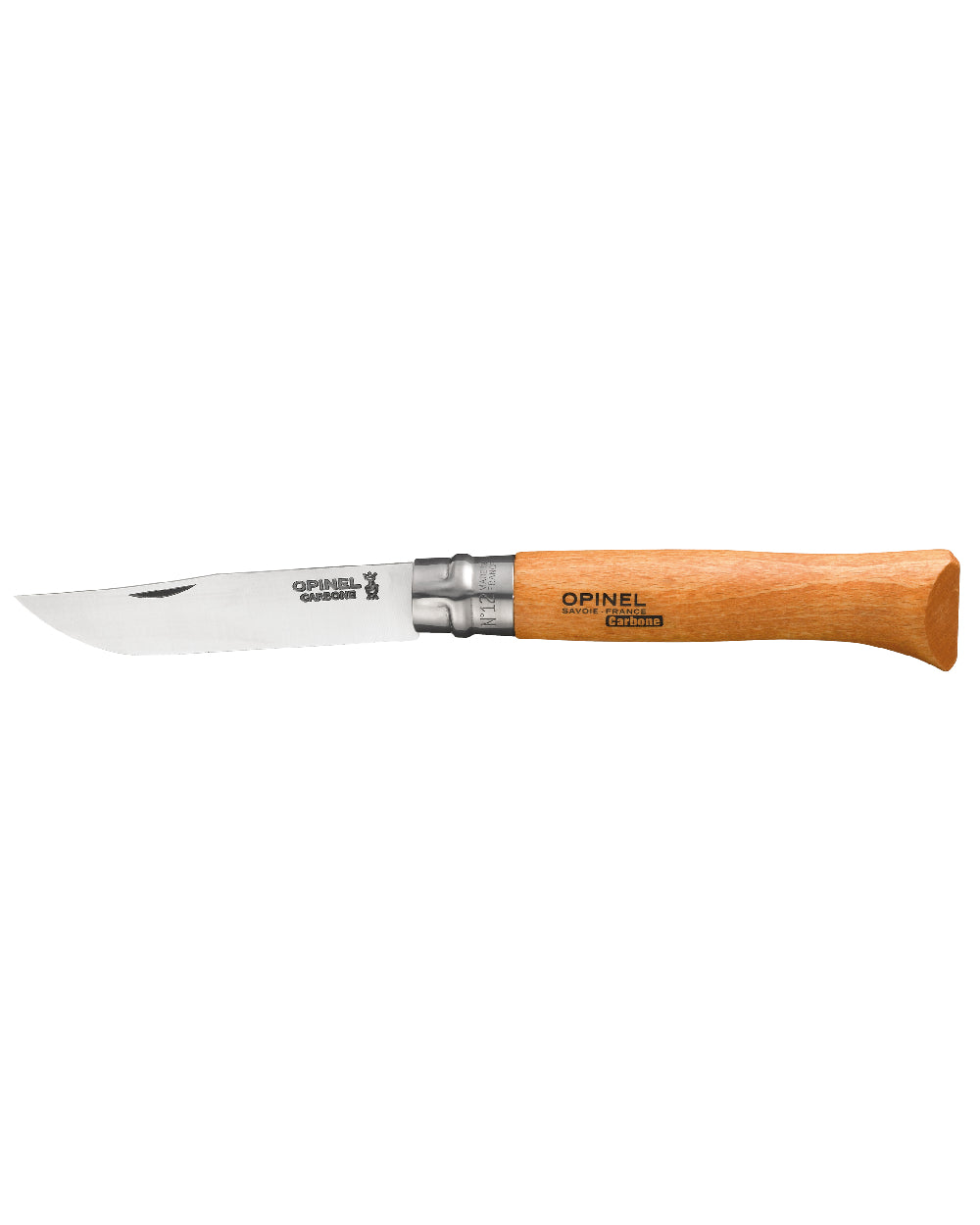 Carbon Steel coloured Opinel Classic Originals Knife on white background 