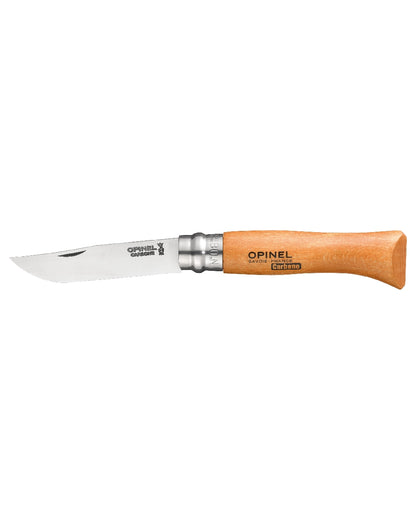 Carbon Steel coloured Opinel Classic Originals Knife on white background 