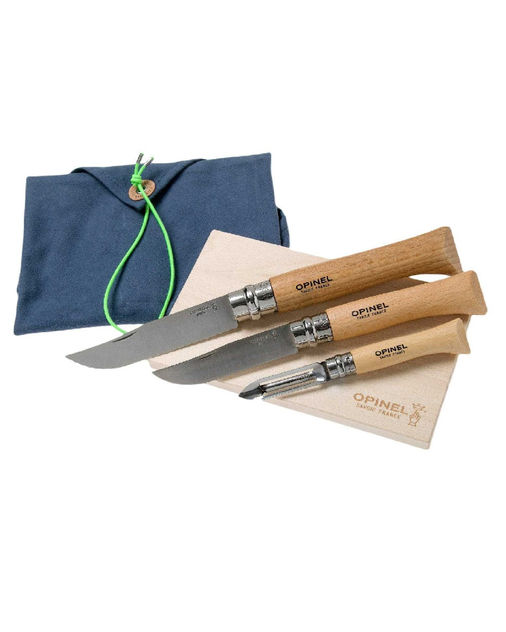 Opinel Nomad Cooking Kit on white background