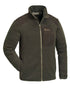 Hunting Brown Suede Brown Coloured Pinewood Mens Wildmark Membrane Fleece Jacket on white background 