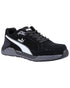 Black Coloured Puma Safety Mens Airtwist Low Safety Shoes S3 ESD on white background 