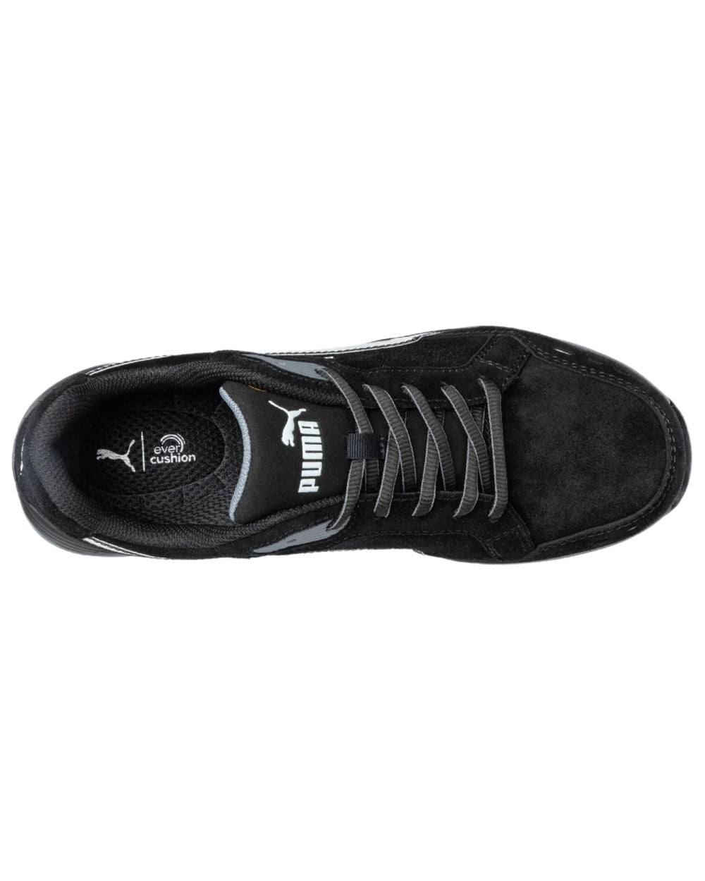 Black Coloured Puma Safety Mens Airtwist Low Safety Shoes S3 ESD on white background 