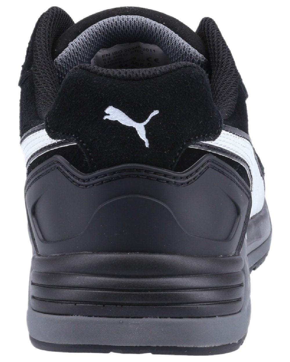 Black Coloured Puma Safety Mens Airtwist Low Safety Shoes S3 ESD on white background 