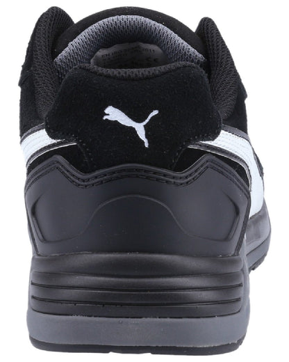 Black Coloured Puma Safety Mens Airtwist Low Safety Shoes S3 ESD on white background 