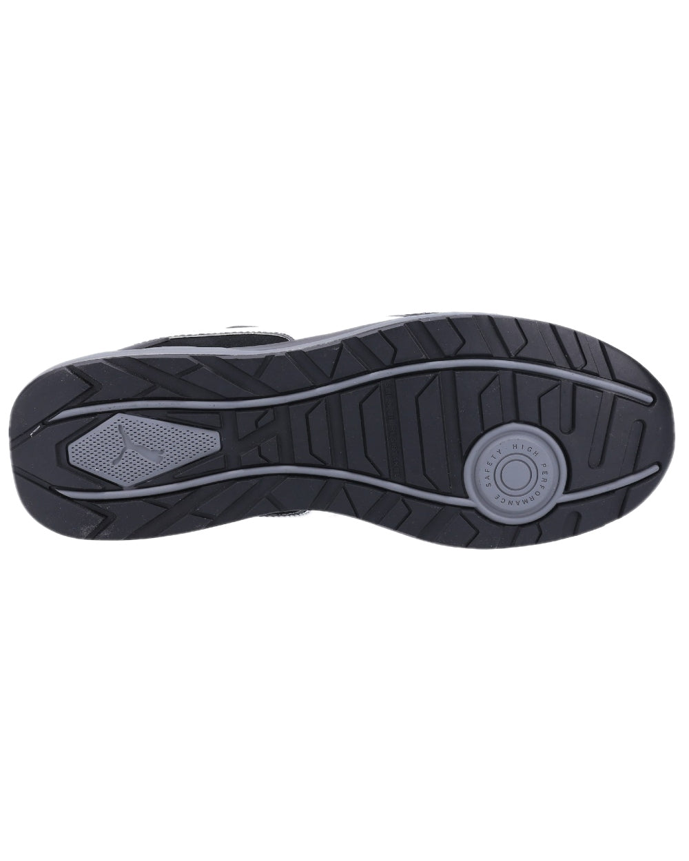 Black Coloured Puma Safety Mens Airtwist Low Safety Shoes S3 ESD on white background 