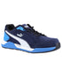 Blue Coloured Puma Safety Mens Airtwist Low Safety Shoes S3 ESD on white background 