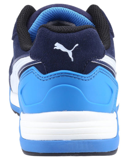 Blue Coloured Puma Safety Mens Airtwist Low Safety Shoes S3 ESD on white background 