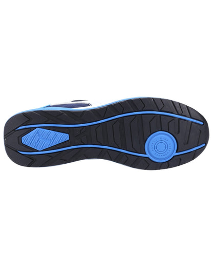Blue Coloured Puma Safety Mens Airtwist Low Safety Shoes S3 ESD on white background 