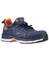 Blue Orange Coloured Puma Safety Mens Chase Low Safety Shoes S1PS on white background 