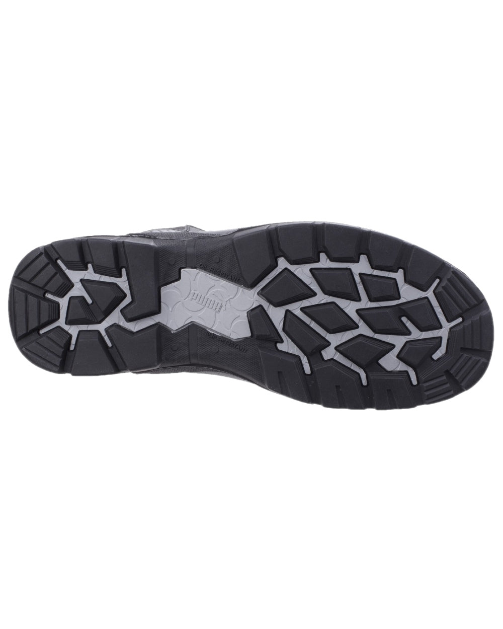 Black Coloured Puma Safety Mens Conquest CTX High Safety Shoes S7S on white background 