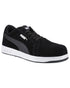 Black Coloured Puma Safety Mens Iconic Low Safety Shoes on white background 
