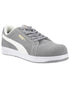 Grey Coloured Puma Safety Mens Iconic Low Safety Shoes on white background 