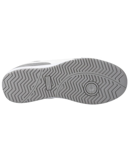 Grey Coloured Puma Safety Mens Iconic Low Safety Shoes on white background 