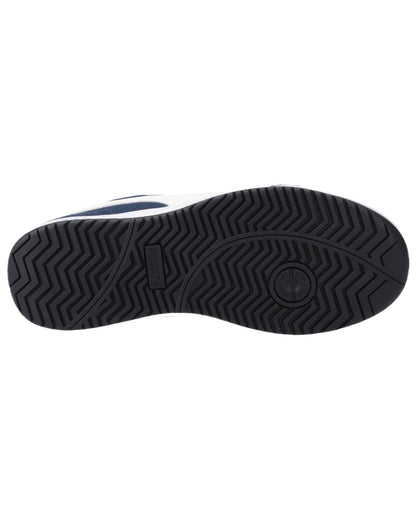 Navy Coloured Puma Safety Mens Iconic Low Safety Shoes on white background 