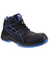 Blue Coloured Puma Safety Mens Krypton Mid Safety Shoes S3S ESD on white background 