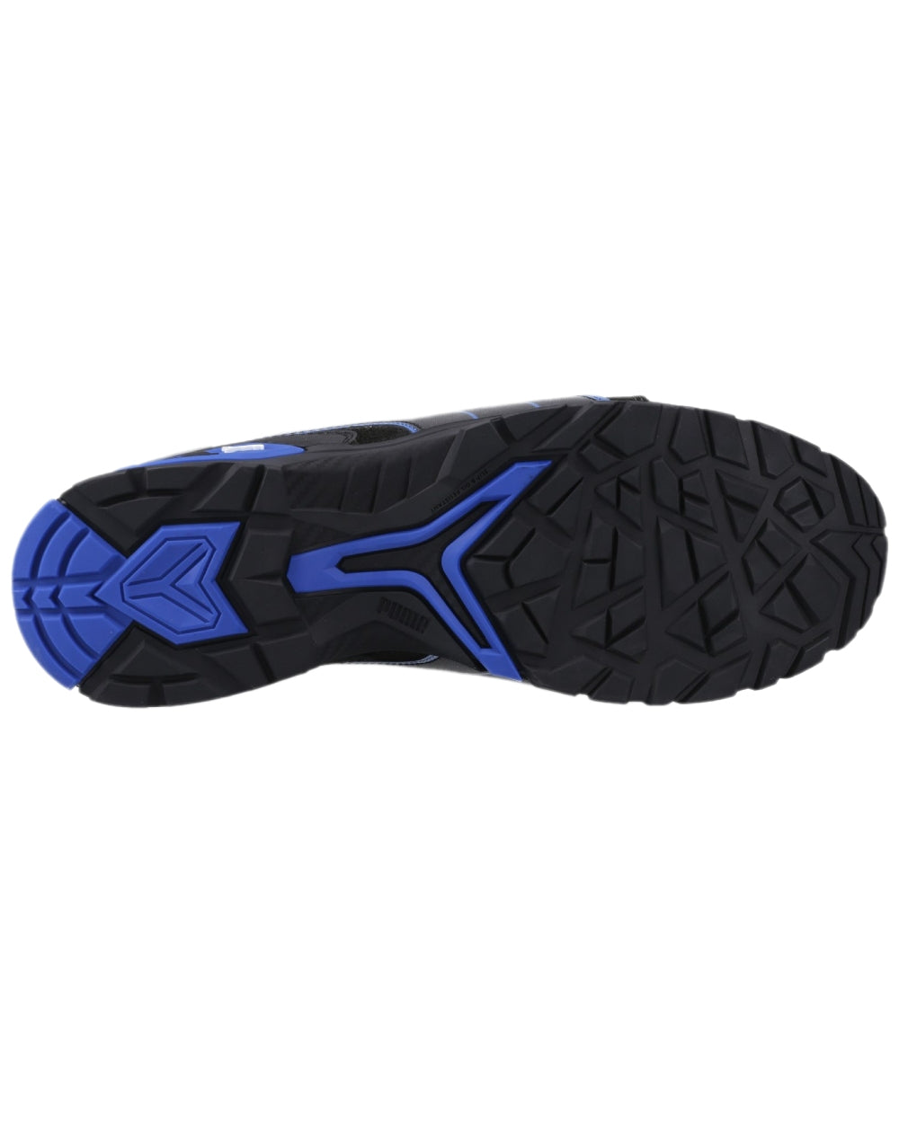 Black Coloured Puma Safety Mens Rio Low Safety Shoes on white background 
