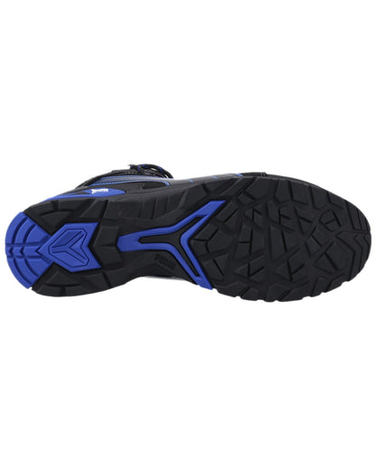 Black Coloured Puma Safety Mens Rio Mid Safety Shoes on white background 