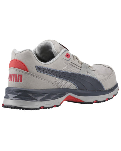 Grey Coloured Puma Safety Mens Vanti Low Safety Shoes S1PS on white background 