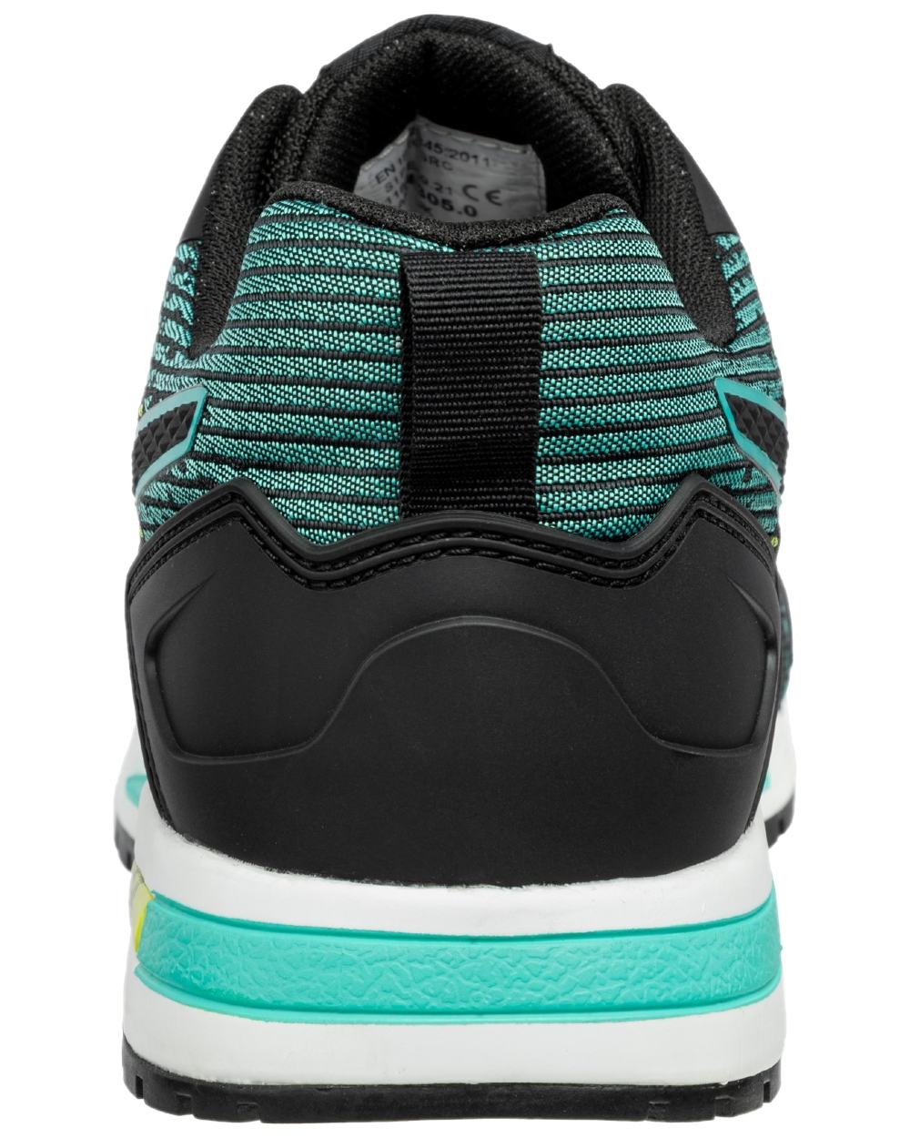 Black Blue Coloured Puma Safety Vivid Low Trainers on white background 