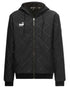 Carbon Coloured Puma Workwear Mens Essentials Hooded Winter Work Jacket on white background 