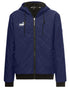 Navy Coloured Puma Workwear Mens Essentials Hooded Winter Work Jacket on white background 