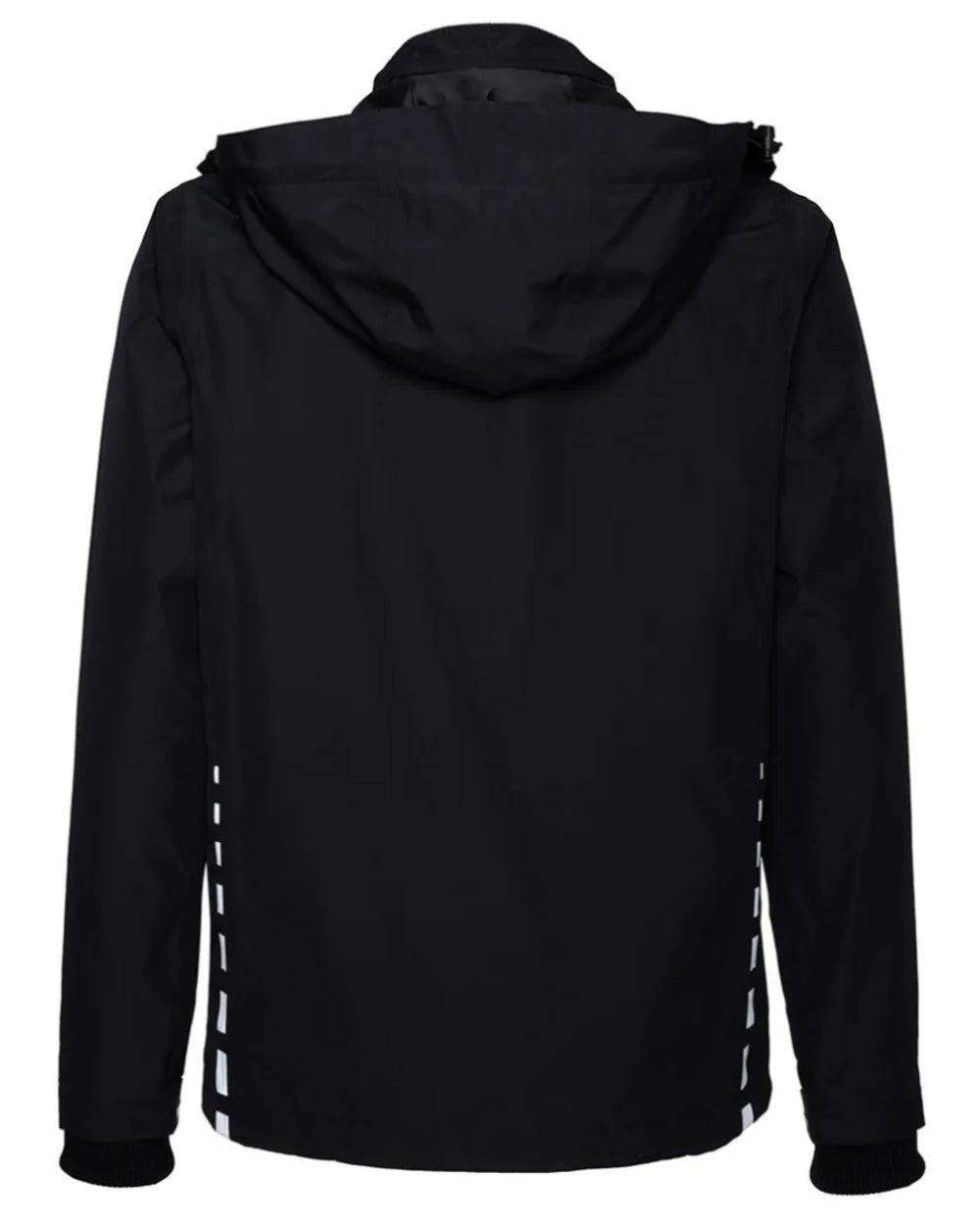Carbon Coloured Puma Workwear Mens Essentials Rain Work Jacket on white background 