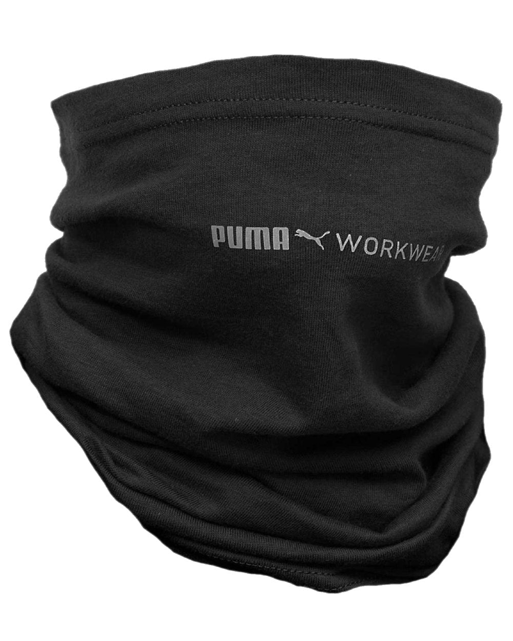 Carbon Coloured Puma Workwear Mens Multifunctional Scarf on white background 
