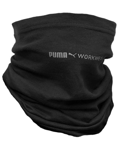 Carbon Coloured Puma Workwear Mens Multifunctional Scarf on white background 