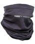 Ebony Coloured Puma Workwear Mens Multifunctional Scarf on white background 