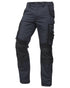 Anthracite Black Coloured Puma Workwear Mens Precision X Premium Work Trousers on white background 