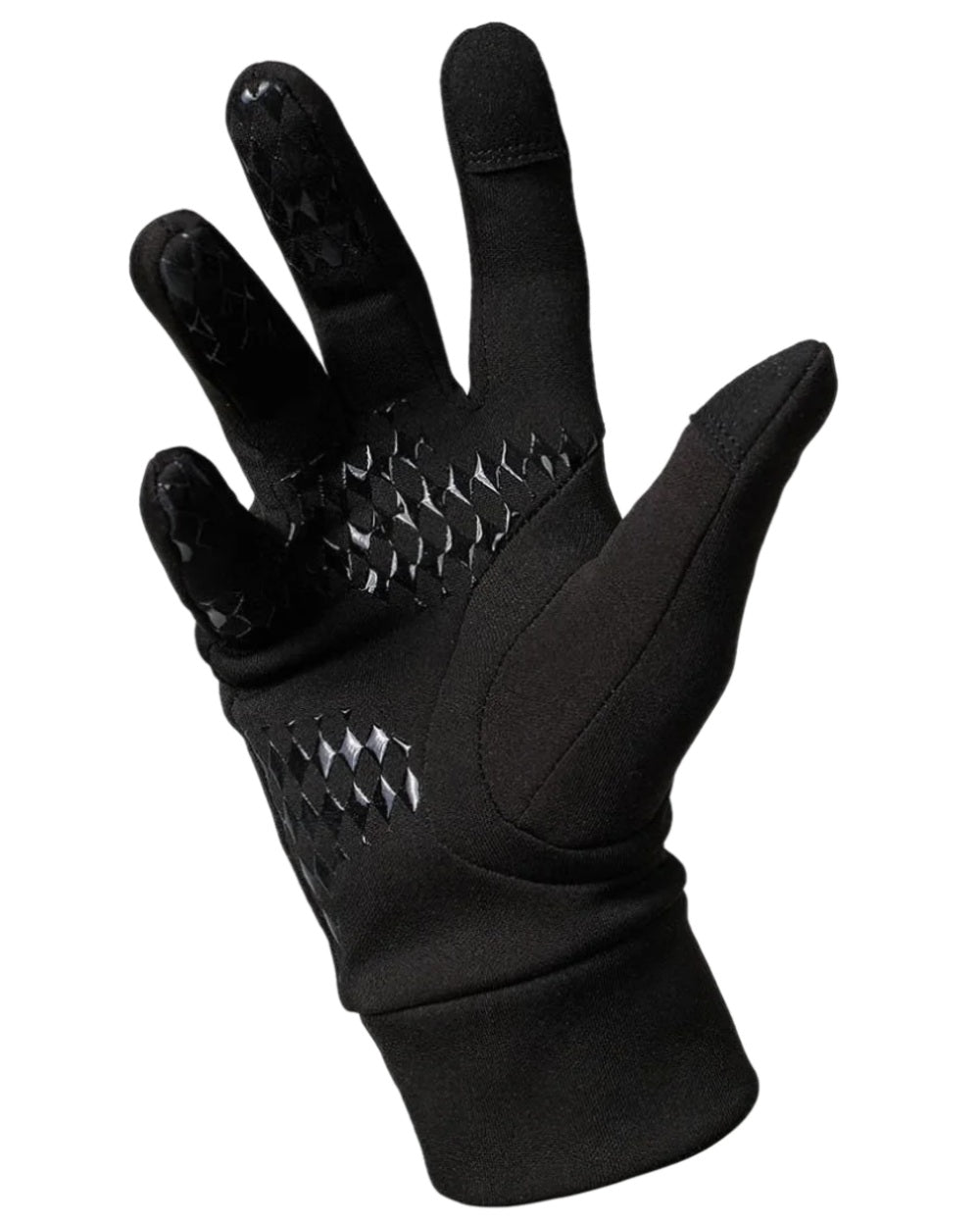Black Coloured Puma Workwear Work Gloves on white background 