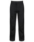 Black coloured Regatta Action Trousers on white background 