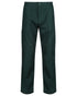 Green coloured Regatta Action Trousers on white background 