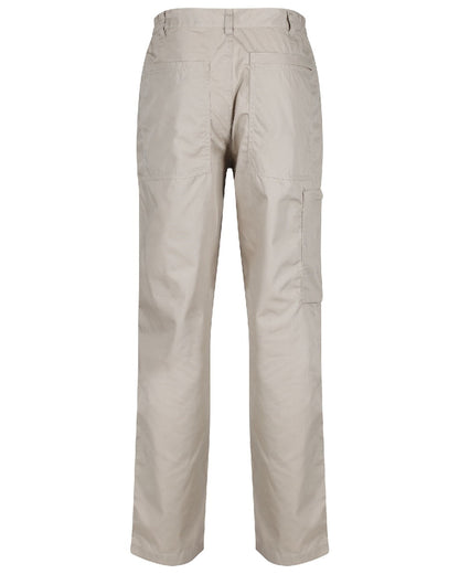 Lichen coloured Regatta Action Trousers on white background 