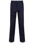 Navy coloured Regatta Action Trousers on white background 