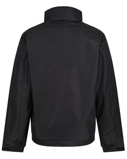 Black Ash coloured Regatta Dover Fleece Lined Bomber Jacket on white background 