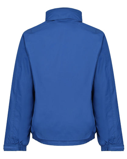 Royal Blue Navy coloured Regatta Dover Fleece Lined Bomber Jacket on white background 