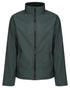 Dark Spruce Black coloured Regatta Mens Ablaze Printable Softshell Jacket on white background 