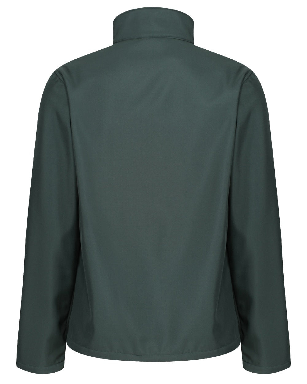 Dark Spruce Black coloured Regatta Mens Ablaze Printable Softshell Jacket on white background 