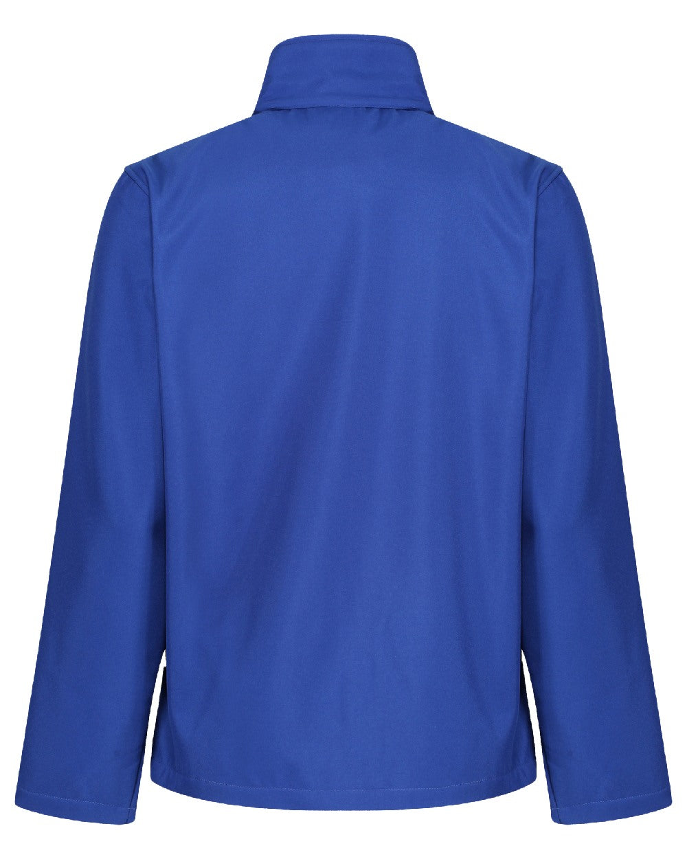 New Royal Black coloured Regatta Mens Ablaze Printable Softshell Jacket on white background 